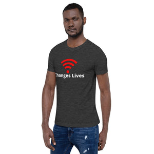 Wifi Changes Lives! Short-Sleeve Unisex T-Shirt