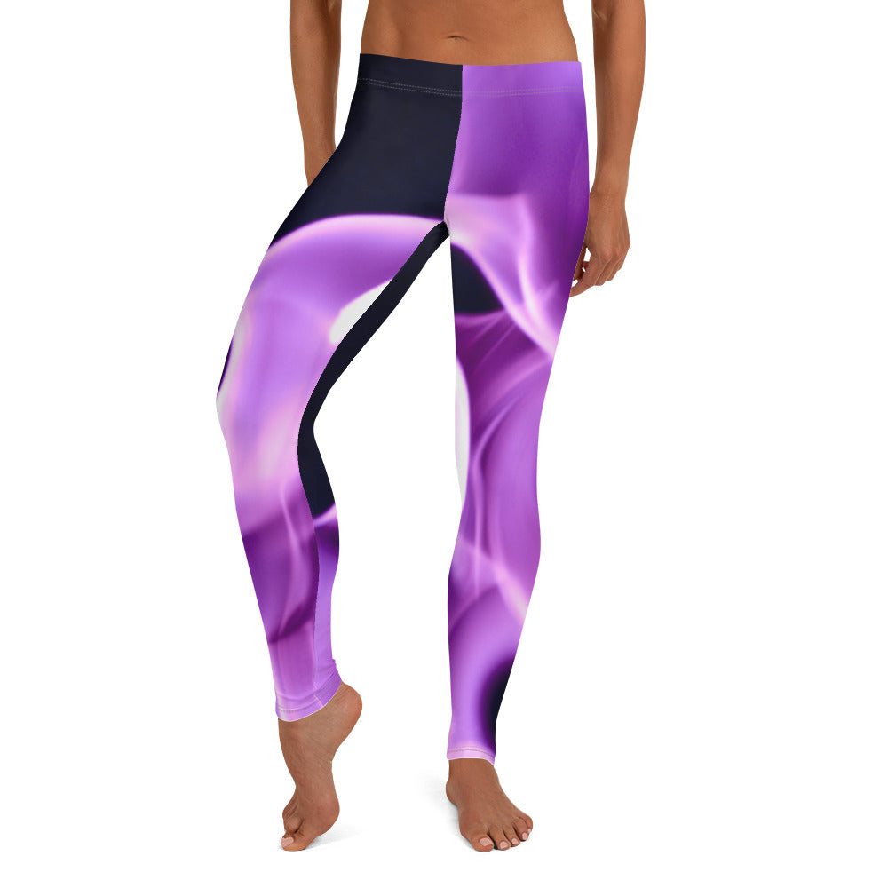 Leggings- Purple Flame