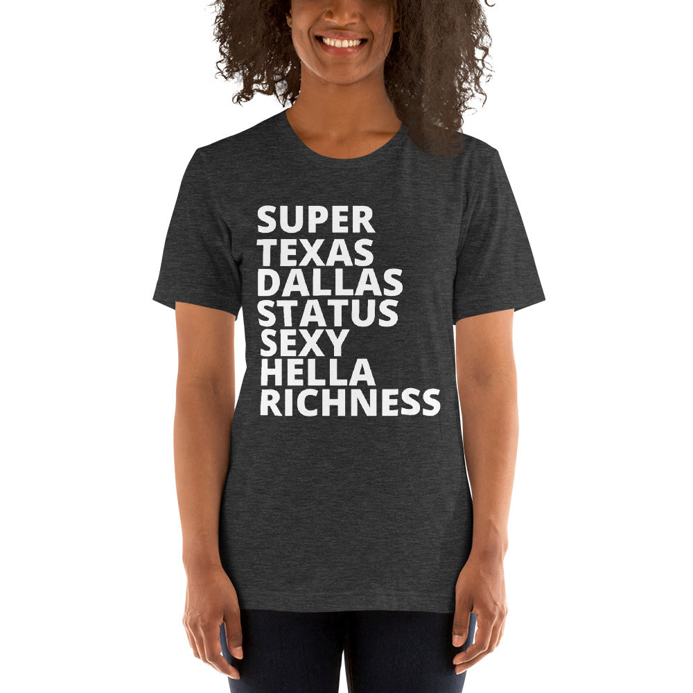 Dallas- Short-Sleeve Unisex T-Shirt