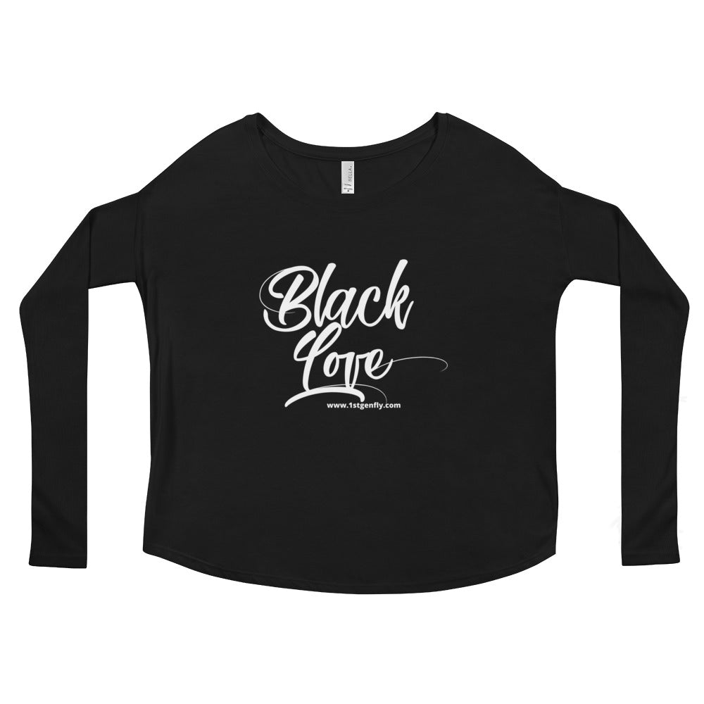 Black Love- Ladies' Long Sleeve Tee