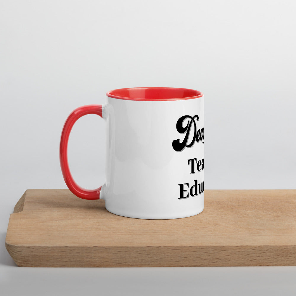 Decolonize Teacher Education - Mug with Color Inside