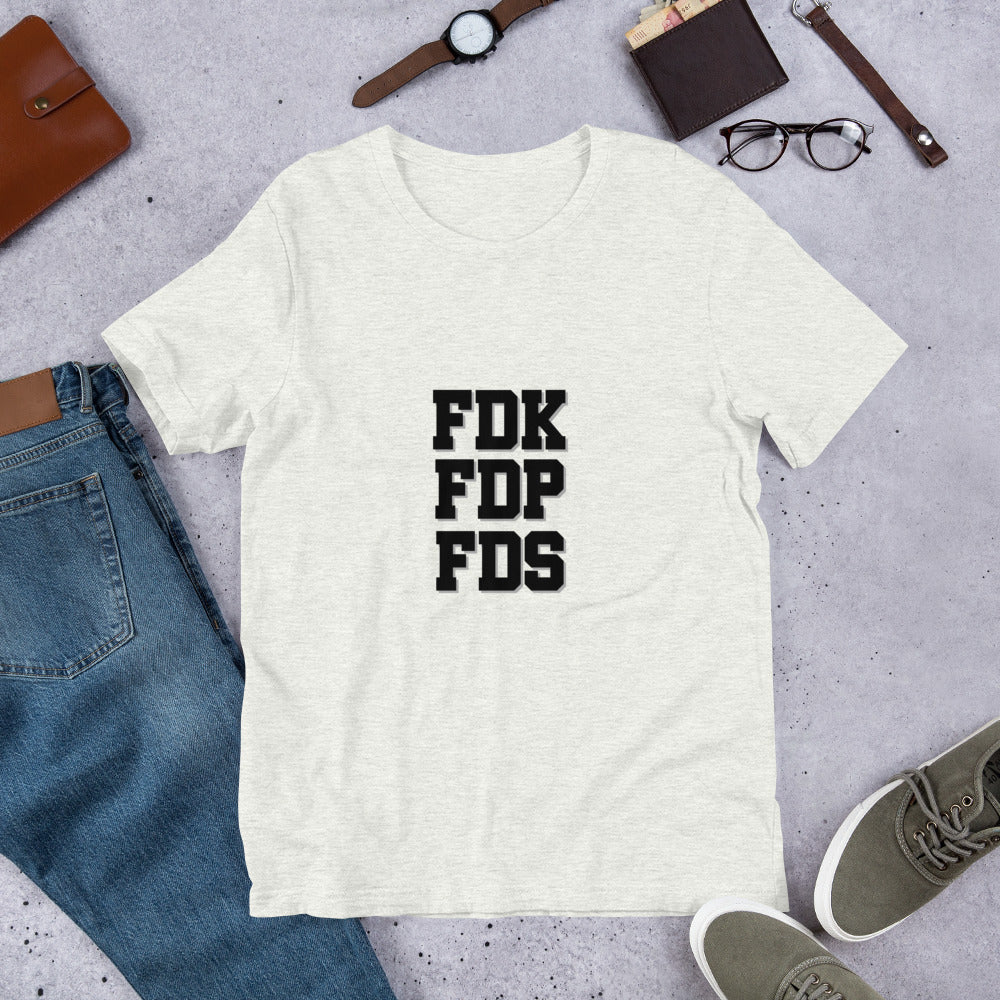 FDK, FDP, FDS- Short-Sleeve Unisex T-Shirt