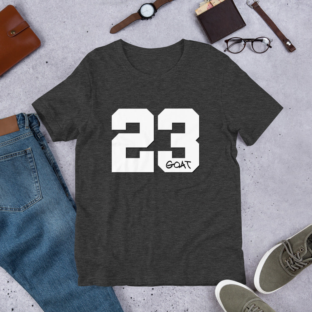 GOAT 23-MJ- Short-Sleeve Unisex T-Shirt