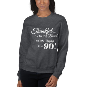 Custom 90th Birthday Unisex Sweatshirt