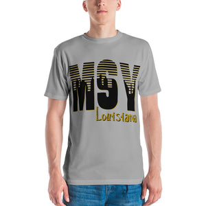 MSY All Over T-shirt- Light Grey