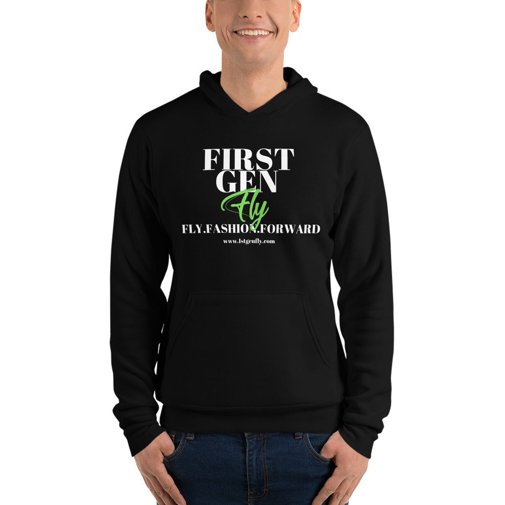 First Gen Fly- Green Unisex hoodie