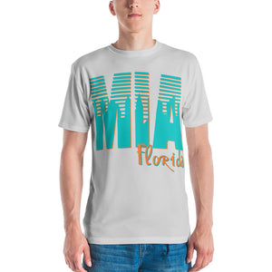 MIA All Over T-shirt- Light Grey