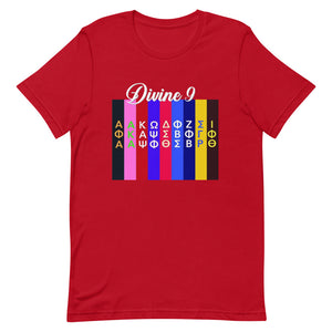Divine 9 - Short-Sleeve Unisex T-Shirt