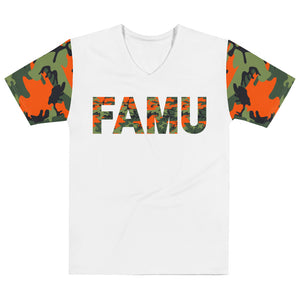FAMU Camo V-Neck T-shirt