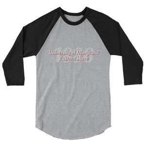 UMES- Unisex 3/4 sleeve raglan shirt