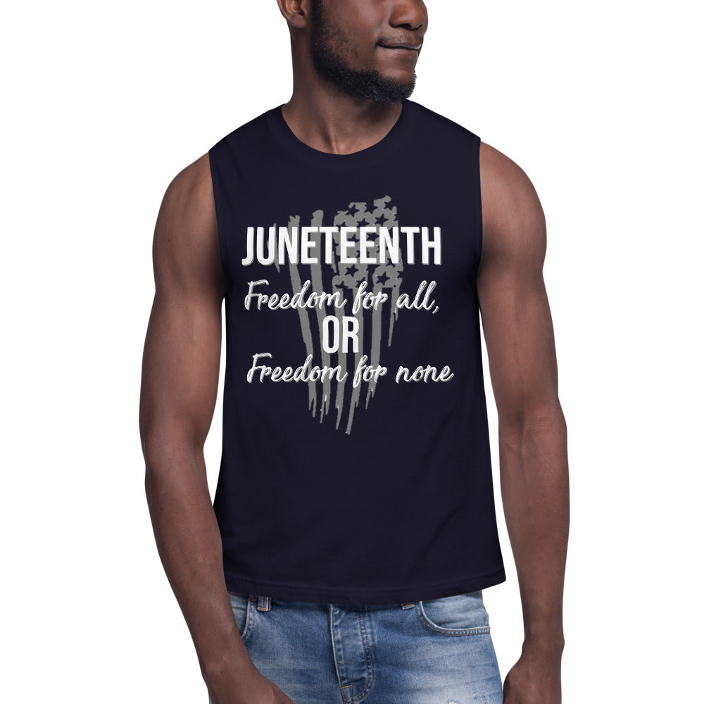 Juneteenth- Muscle Shirt