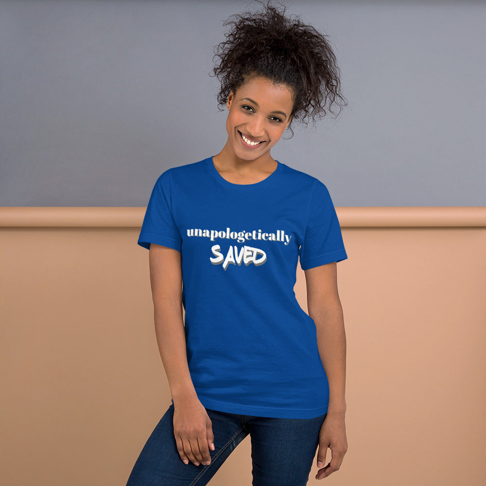 Unapologetically Saved - Short-Sleeve Unisex T-Shirt