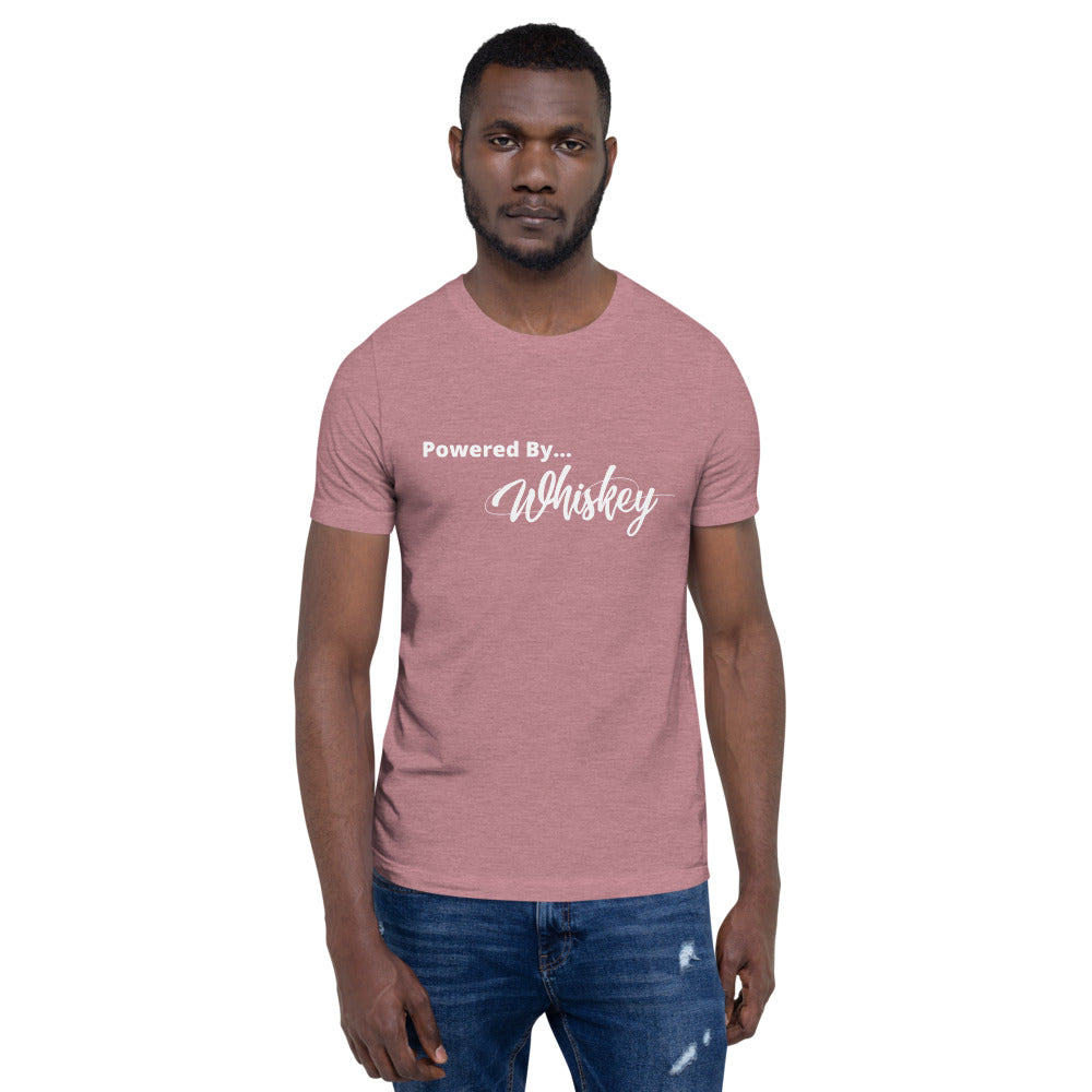 Powered by Whiskey Short-Sleeve Unisex T-Shirt