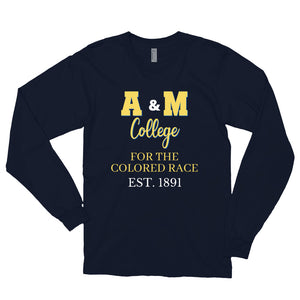 A&M College for the Colored Race- Long sleeve t-shirt