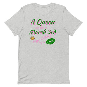 A Queen was born- Short-Sleeve Unisex T-Shirt