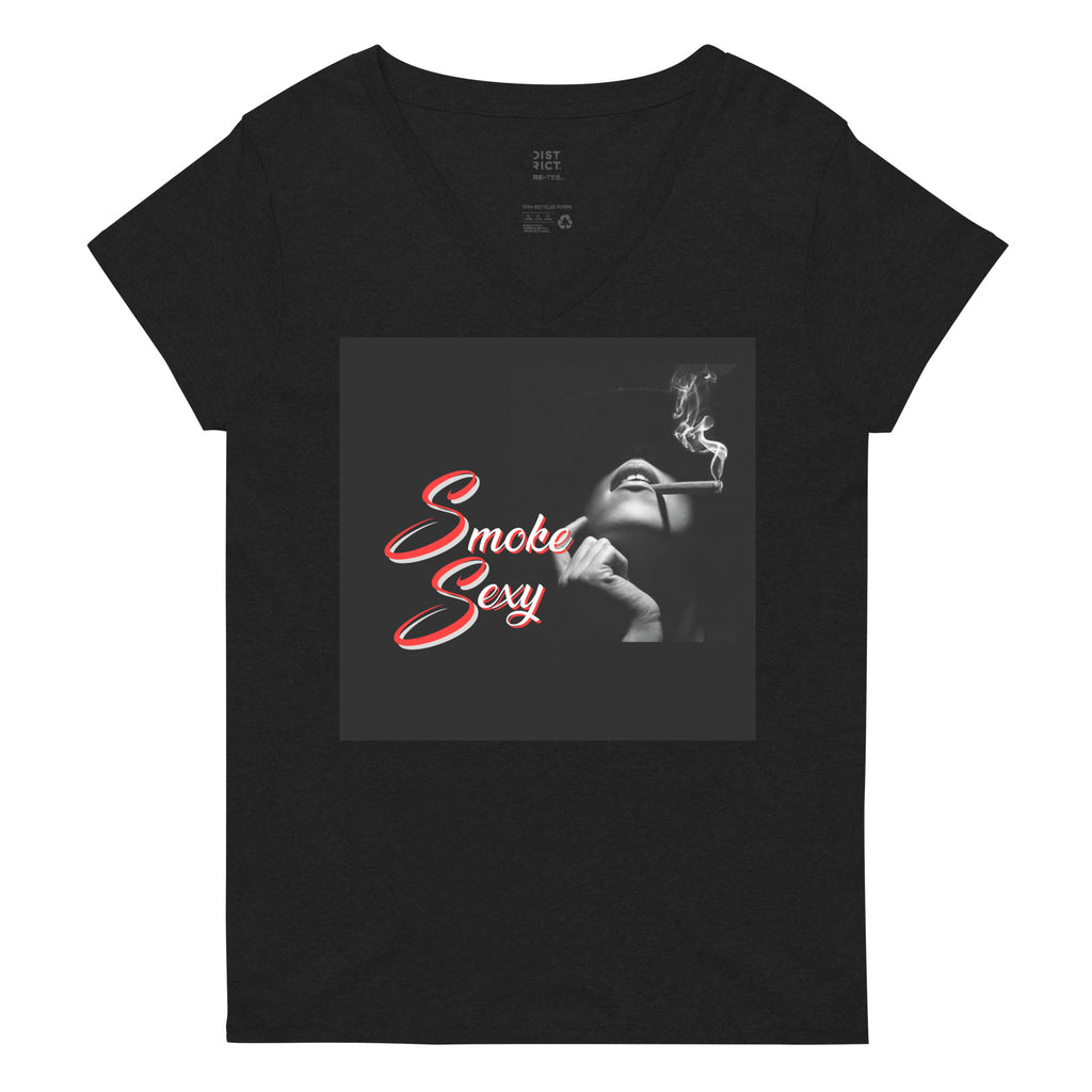 Smoke Sexy- Women’s recycled v-neck t-shirt